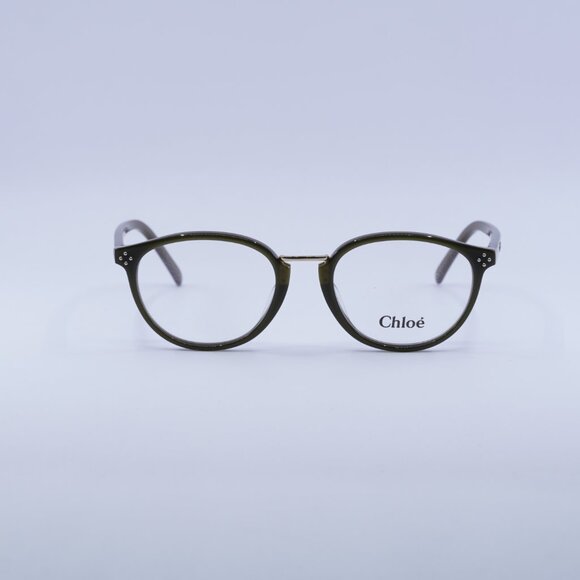🕶️ New Chloe CE2666 303 Eyeglasses - Khaki Frame 52mm - Picture 3 of 9
